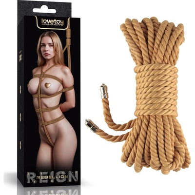 Lovetoy Rebellion Reign Natural Knot Bondage Rope 10m