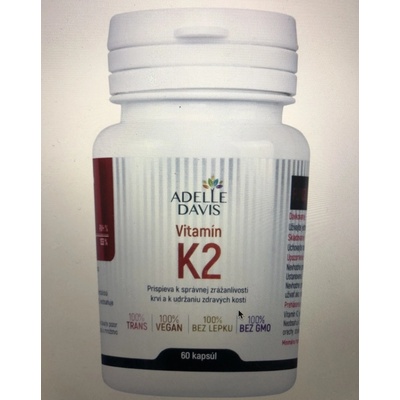 Adelle Davis Vitamín K2 MK-7 100 mcg 60 kapsúl