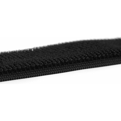 Suchý zip plyš šíře 50 mm elastický METRÁŽ - černá