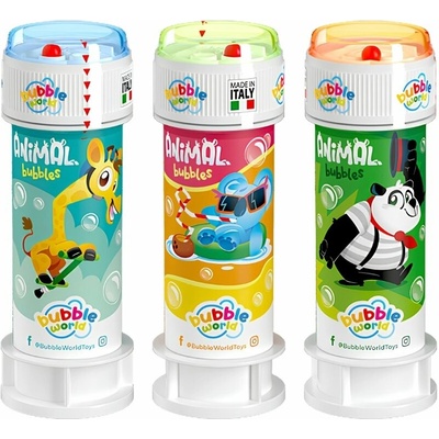SMART BALLOONS Bublifuk zvířatka safari 60 ml 3 ks