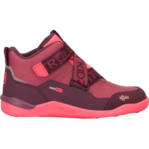 Trollkids Детски зимни ботуши Trollkids Kid's Nordfjord Barefoot Winter Hiker Winter boots - Frozen Berry / Deep Ruby / Pink Salmon - размер 33 (EU) (702-4707-0416)