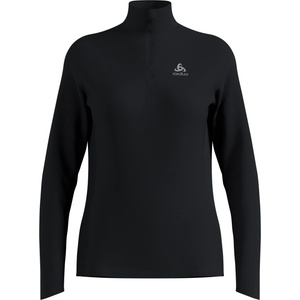 Odlo Дамска тениска Odlo Women's Mid Layer 1/2 Zip Essential Ceramiwarm Sport shirt - Black - размер XS (916-1144-0511)
