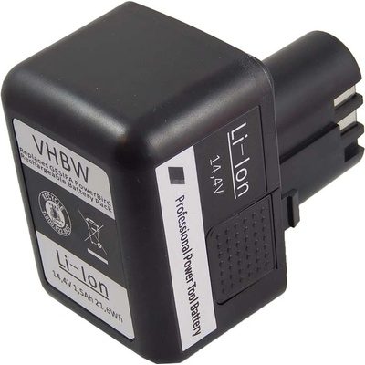 VHBW Батерия за Gesipa Accubird / Firebird, 14.4V, 1.5Ah (800114672)