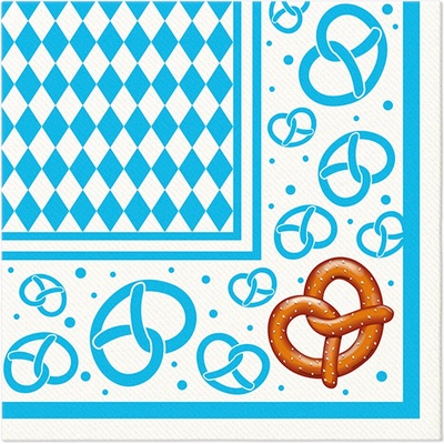 PAW Ubrousky PAW AIRLAID Bavarian Pretzel 40x40cm 50ks