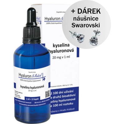 N-Medical 100% kyselina hyaluronová 100 ml + dárek nášnice Swarovski