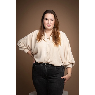 Oversize košile JENY bílá – Zboží Dáma