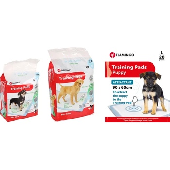 Flamingo Puppy Train - Памперс подложка за кучета с феромони , 45/35 см. - 20 броя