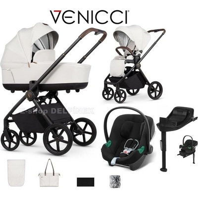 Venicci CLARO 4v1 Cybex Aton B2 + základna 2025 vanilla