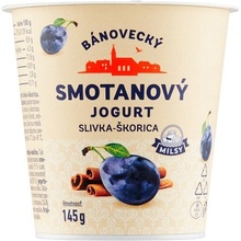 Milsy Bánovecký smotanový jogurt slivka škorica 145 g