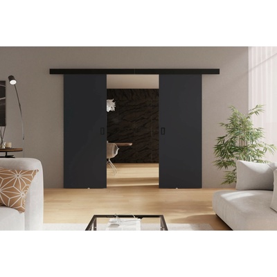 KIER Posuvné dvere WERDI DUO Grafit 212 cm
