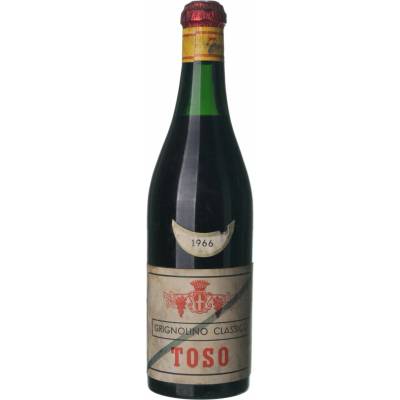 Toso Grignolino suché červené 1966 0,75 l (holá láhev)