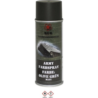 MFH int. comp. Farba ARMY maskovacia v spreji 400ml RAL 6014 MATT OLIV