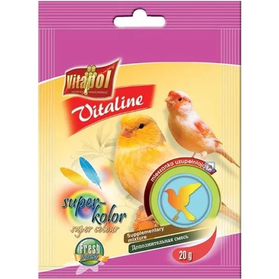 VITAPOL - смес Vitaline Super kolor за птици, 20 г