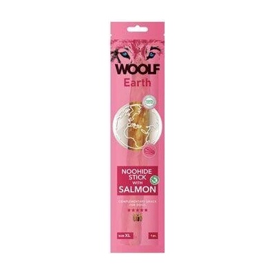 WOOLF Earth poh. NooHide XL Stick with Salmon 85g