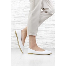 Cathay moda baleríny 3423-2WH bílé