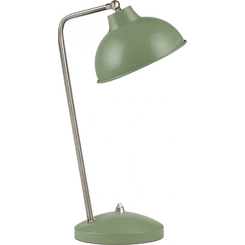 TopMebel Метална настолна лампа Travis TopMebel E14 в зелен цвят 16.5x11x42cm