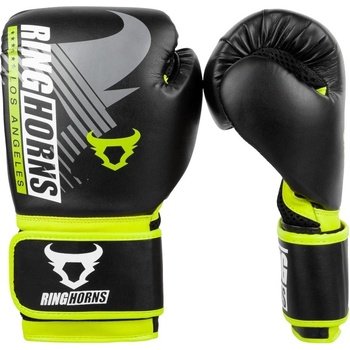 Ringhorns Боксови Ръкавици - Charger MX - Черно и Неоново Жълто / Boxing Gloves - Charger MX - Black and Neon Yellow 14 oz