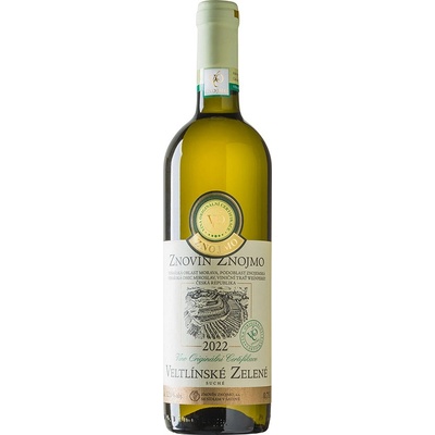 Znovín Veltlínské zelené VOC 2022 suché č.2321 Weinperky bílé 13,5% 0,75 l (holá láhev)