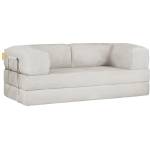 TemaHome Бежов сгъваем диван от прежда с примки от букле 180 cm Bloom - TemaHome (SOFA.005)