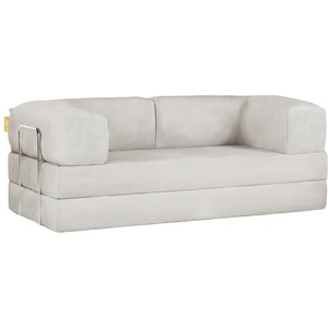 TemaHome Бежов сгъваем диван от прежда с примки от букле 180 cm Bloom - TemaHome (SOFA.005)