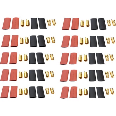 Fusion Konektor zlacený 6.0mm 10 párů