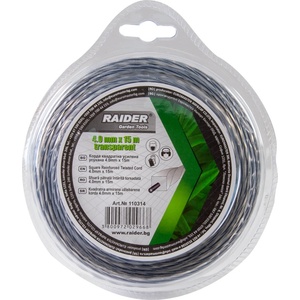 Raider Корда квадратна усилена усукана 4.0mm х 15m