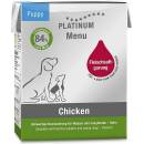 Platinum Menu Puppy Chicken 12 x 185 g