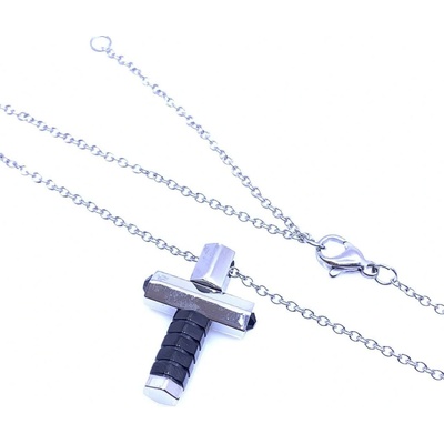 Jan Kos jewellery Řetízek s přívěskem z oceli 12122462