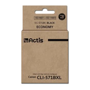 Actis Мастило Actis KC-571BK (заместител за Canon CLI-571BK, стандартно, 12 ml, черно) (KC-571Bk)