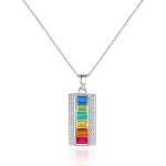 Silenti Jewelry Сребърно колие "Дъга