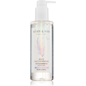 Mary & May Rice Glutathione LHA Cleansing Oil нежно почистващо олио с ексфолиращо действие 200ml