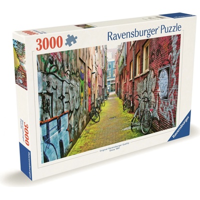 RAVENSBURGER Street Art v Amsterdamu 3000 dílků – Zbozi.Blesk.cz