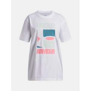 Under Armour Момичешка тениска Under Armour UA G BLOCK LOGO OS SS Under Armour | Byal | Момичешки | 128