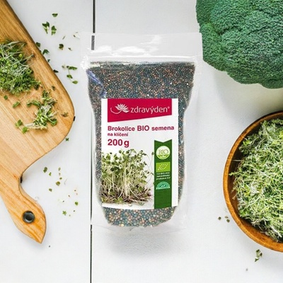 Zdravý den Brokolica semená na klíčenie BIO 200 g