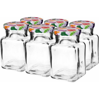 Biowin sklenice + víčka barev. 54 6 x 120ml
