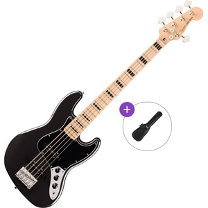 Squier Affinity Series Active Jazz Bass V MN Basic SET Black Metallic 5-струнна бас китара