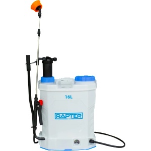 RAPTER Акумулаторна ръчна пръскачка , 12V, 8Ah, 16 литра, с батерия и зарядно, RAPTER RR44480 (RR44480) Градинска пръскачка