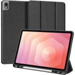 Dux Ducis Samsung Tab S11 5G DUX DUCIS DOMO калъф, стоящ, с кожен ефект, активен FLIP, държач за моливи, ЧЕРЕН GP-176832 (GP-176832)