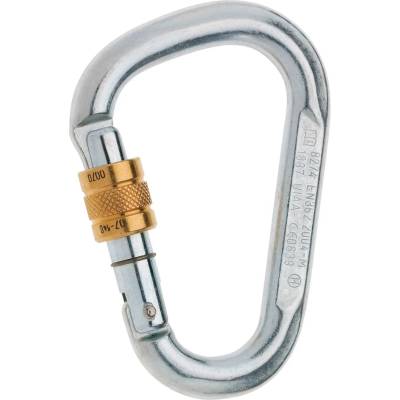 Edelrid Стоманен карабинер Edelrid Steel HMS Screw Steel carabiner - Silver - размер One Size (378-0016-0111)