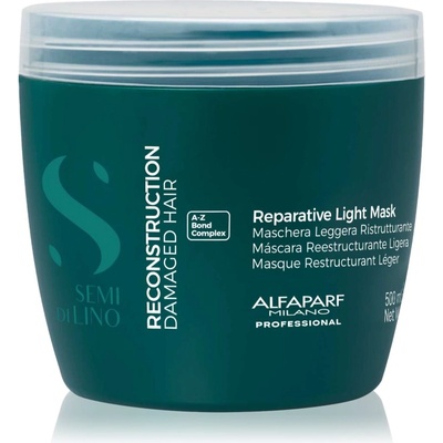 ALFAPARF Milano Semi di Lino Reconstruction Reparative Light Mask регенерираща маска за увредена коса за фина коса 500ml