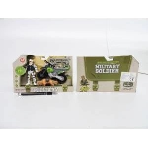 Hipo-p. g. golda SOLDIER on a motorcycle, set. , 23x14 cm, kart