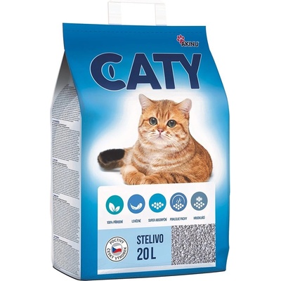 Akinu Caty kremelinové stelivo pre mačky 20 l
