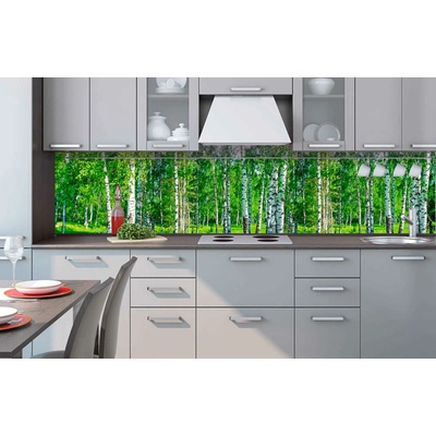 Dimex KI260-044 Samolepící fototapeta do kuchyně Birch Growe rozměry 260 x 60 cm
