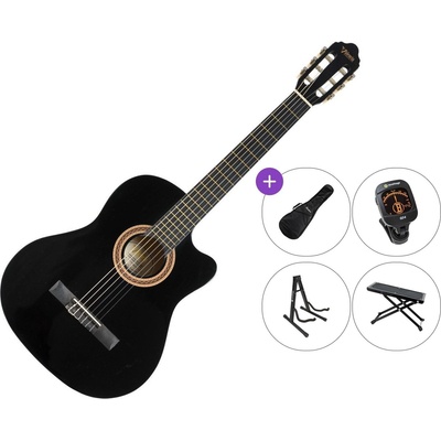Valencia VC104C Premium SET 4/4 Black Класическа китара