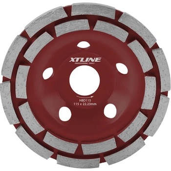 Xtline Kotouč diamantový brusný dvouřadý 125 x 5 x 22,2 mm HBD125