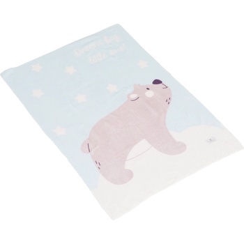 Cangaroo Бебешко одеяло Cangaroo - Dreamy bear, 75 х 100 cm, синьо (111871)