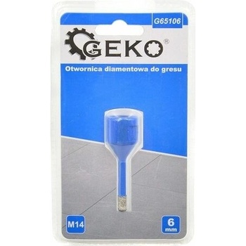 Diamantový korunkový vrták 6mm / M14 - GEKO G65106