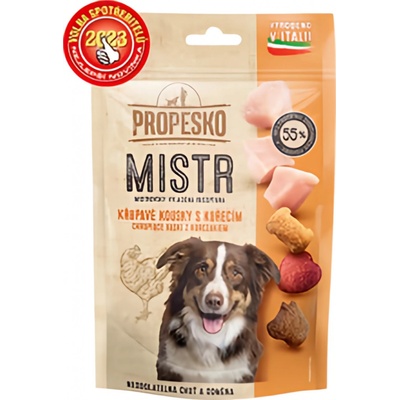 Propesko Dog Mistr křupavé kousky s kuřecím 60 g