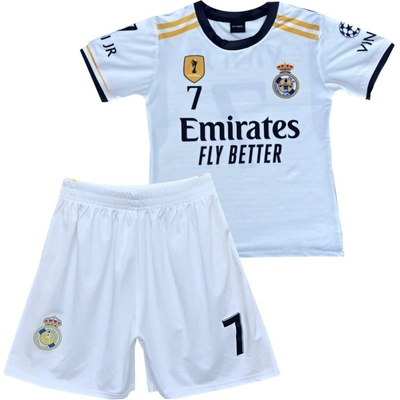 Numberoplus Dětský fotbalový dres Komplet Real Madrid White Cristiano Ronaldo CR7 Fly Better – Sleviste.cz