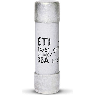 002637115 Pojistka válcová CH14x51 gPV 36A 1000V, ETI